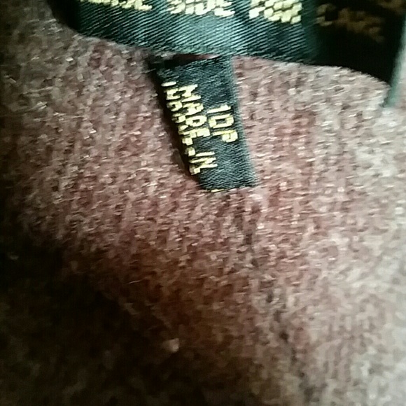 Fleet Street winter raincoat, full length sz 10p Plum color - Picture 3 of 4